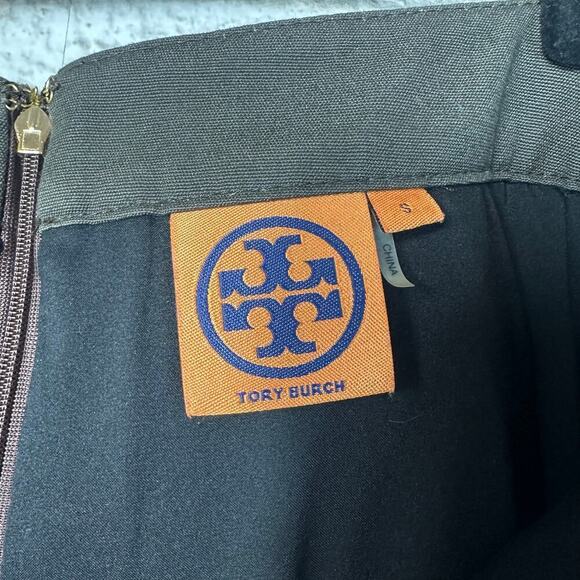 Tory Burch Wool Skirt Hawthorne Plaid Pencil Preppy Designer Brown White S - Picture 4 of 8